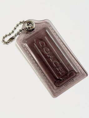 Coach Poppy Smoke Hang Tag 3 1/2 inches wide EUC